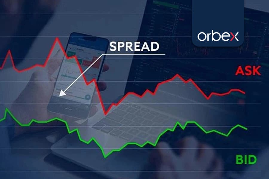 تصویری از چارت و نمایانگر مفهوم اسپرد